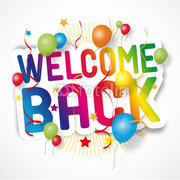 Welcome Back banner Welcome Back banner